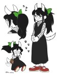  2024 alternate_hair art_dump chibi dogtail dogtier fashion fullres jade_harley kl_oekaki solo 