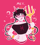  2019 body_modification crown crystalrina dancestors dream_ghost fullres grubscars imperial_trident meenah_peixes solo starter_outfit text 