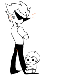  babies ccin dave_strider dirk_strider highlight_color no_glasses starter_outfit 