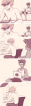 2015 back_angle bed blush casual comic computer dirk_strider freckles fullres ikimaru illustrating jake_english no_shirt pumpkin_patch redrom shipping sitting summer text word_balloon