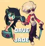  2026 3_in_the_morning_dress dave_strider fsjtebxurxjdx fullres jade_harley katana microphone red_baseball_tee text weapon 