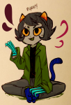  action_claws nepeta_leijon no_hat sitting skye solo 