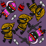  2015 aimless_renegade ar authority_regulator explosives fullres gun harlequin_uniform multiple_personas solo vevageno wallpaper 