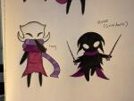 2025 crossover foxy_kittyknit_dress fullres grimdark hollow_knight milkbread_1 rose's_pink_scarf rose_lalonde roxy's_striped_scarf roxy_lalonde silhouette text thorns_of_oglogoth weapon
