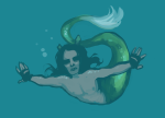  au chazzerpan equius_zahhak mep merfolk mythologystuck solo underwater 