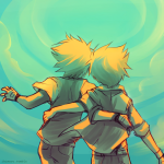  2013 back_angle casual clouds dirk_strider fullres hug ikimaru jake_english limited_palette pumpkin_patch redrom shipping 