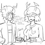  2026 alisbscsaand aranea_serket biker_outfit cronus_ampora crying dancestors fullres grayscale monochrome sketch smoking starter_outfit sufferer_necklace text 