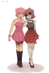 2014 arm_around_shoulder bromance fashion fullres hug ikimaru roxy_lalonde terezi_pyrope