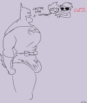  2025 batman boner capn_cooks crossover dave_strider dc fullres grayscale john_egbert lineart sketch text 