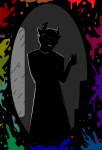  2025 animated blood fullres hamsterdads jaggy_lines kanaya_maryam lightning rain rainbow_drinker silhouette solo 