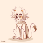 2012 au fullres ikimaru karkat_vantas pawfeet petstuck sitting sketch solo starter_outfit troll_tail