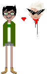  animated blood crowry decapitation dirk_strider jake_english pixel pumpkin_patch shipping starter_outfit 