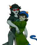  2014 blush fullres hug nepeta_leijon redrom robin shipping starter_outfit terezi_pyrope transparent 