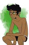  2012 bana body_hair facial_hair fullres jake_english no_shirt sitting solo undergarments 
