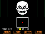 2016 animated crossover flash_asset fullres headshot jaggy_lines lord_english poinko solo strife undertale