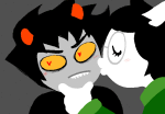  2023 animated blush dogtier fullres heart jade_harley jaggy_lines karkat_vantas kats_and_dogs kiss offkilterkeys shipping spade starter_outfit 
