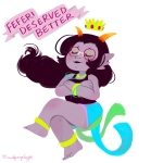  arms_crossed banner crown feferi_peixes saccharinesylph solo the_truth 
