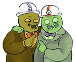 2016 agpicklefeet arm_around_shoulder biscuits blush clothingswap eggs felt fullres