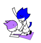  2025 animated bathearst batman blackrom blush casual cathearst catherineorcy crossover dc fullres jaggy_lines native_source problem_sleuth_(adventure) shipping 