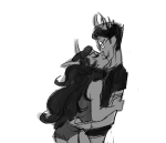  feferi_peixes grayscale kiss no_glasses queen_bee redrom shelby shipping sollux_captor 