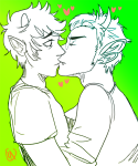  heart karkat_vantas ketchup_and_mustard limited_palette miraliese profile redrom request shipping sollux_captor 