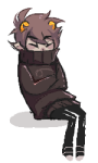  2014 arms_crossed fullres ikimaru karkat_vantas sitting solo starter_outfit transparent 