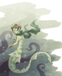  au erisolsprite merfolk no_glasses piratestuck solo sprite syblatortue underwater 