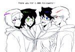  2025 beloz_hs beta_kids casual dave_strider fullres grayscale highlight_color jade_harley john_egbert rose_lalonde text thank_you 