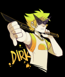 2018 dirk_strider fullres_export_attempted ikimaru solo starter_outfit text thumbs_down unbreakable_katana