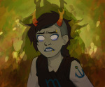  2015 body_modification crying dream_ghost fullres panel_redraw paperseverywhere solo vriska&#039;s_punk_outfit vriska_serket 