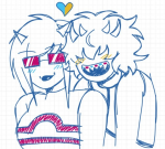 2024 blush dancestors fullres heart highlight_color latula_pyrope mituna_captor monochrome no_hat radrom redrom shipping skyzahhak starter_outfit