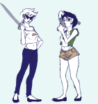  dirk_strider jake_english request rule63 starter_outfit twin_m9_berettas twogiggy unbreakable_katana 