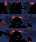  2025 alcohol ancestors beverage blush comic expatriate_darkleer fullres grand_highblood headshot jaggy_lines odvunir orphaner_dualscar silhouette strife 