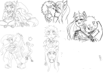  ? art_dump biting blood_aspect dogtier freckles godtier grayscale homes_smell_ya_later jade_harley karkat_vantas kats_and_dogs kiss knight mystichedgehog no_glasses redrom shipping sickle space_aspect witch 