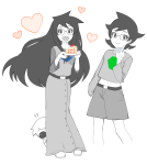 2025 cake dave_strider food fullres heart jade_harley john_egbert r_ch07 rule63 size_difference starter_outfit