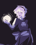  2025 black_squiddle_dress blackoutbruh cueball fullres limited_palette rose_lalonde solo 