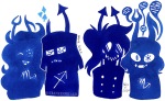  2020 aranea_serket dancestors diamond equius_zahhak frankenfreakie fullres heart horuss_zahhak monochrome no_glasses serkets silhouette spade starter_outfit vriska_serket word_balloon zahhaks 