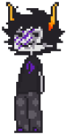 2012 blood feastings fullres gamzee_makara pixel scars solo starter_outfit transparent walksprite