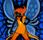  2024 chomplicated fluorite_octet fullres godtier light_aspect silhouette solo thief vriska_serket web 