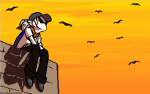  2012 animals babakinkin bro crows fullres lil_cal low_angle pixel sitting starter_outfit 