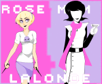  alcohol alpha_rose animated cocktail_glass fuzz knitting_needles laser_gun mom rose_lalonde roxy_lalonde starter_outfit 