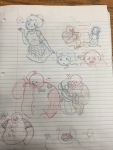 2015 agpicklefeet blush casual formal fullres hb headphones heart hearts_boxcars holding_hands nervous_broad palpitations redrom shipping sketch suit text word_balloon