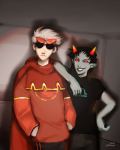  2021 dave_strider fashion fullres godtier knight no_glasses starter_outfit terezi_pyrope time_aspect zzoupz 