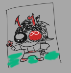  2026 blush candy_timeline cubecrow flowers fullres helltier homestuck:_beyond_canon koala_tea lineart redrom scourge_sisters shipping solo vriska_serket 