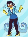  2026 aspect_powers blush body_modification breath_aspect candy_timeline fashion formal fullres homestuck:_beyond_canon john_egbert rule63 solo suzone wonk 