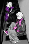  2025 fashion fullres hal9000fanboy rose_lalonde roxy_lalonde sitting smoking stairs 