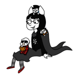  beta_kids breath_aspect colakidney dave_strider dogtier food godtier heir jade_harley john_egbert knight light_aspect rose_lalonde seer size_difference space_aspect time_aspect witch 