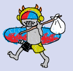 2014 barefoot dancestors fullres jaggy_lines mituna_captor no_shirt sailorbeefcake scribble_mode solo sports swimsuit