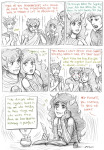  2011 ancestors au biblestuck blush book comic first_ship fullres grayscale heart highlight_color shipping starter_outfit text the_disciple the_dolorosa the_psiioniic the_sufferer tubbs word_balloon 