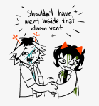  2024 blood crossover fullres grayscale highlight_color monochrome mouthwashing nepeta_leijon no_hat scars sketch starter_outfit text trollified zzoupz 